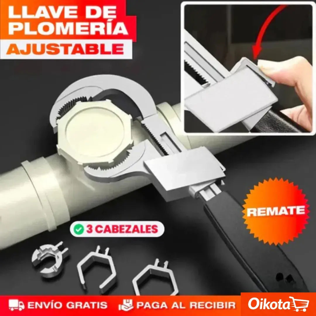 Llave de plomería ajustable + ENVIO GRATIS